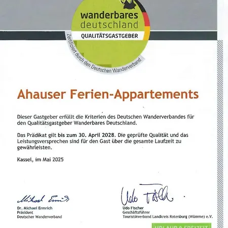 Daire Ahauser Business- Und Ferien-appartement 29qm